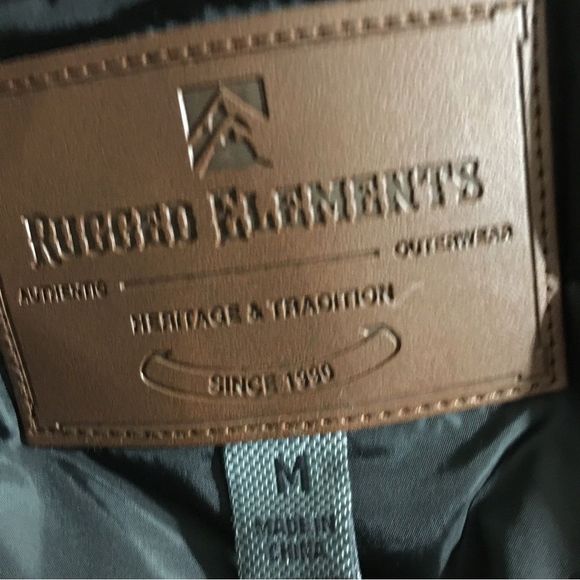 Rugged Elements Black Snap Button Shirt Jacket Size M - Picture 9 of 13